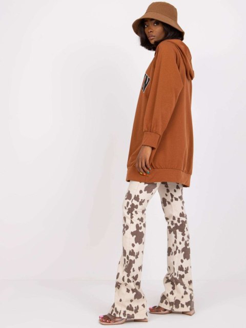 Bluza DHJ-BL-15658.35 jasny brązowy Bluza DHJ-BL-15658.35 jasny brązowy