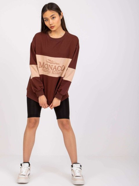 Bluza FA-BL-7629.19P ciemny brązowy Bluza FA-BL-7629.19P ciemny brązowy