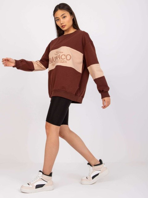 Bluza FA-BL-7629.19P ciemny brązowy Bluza FA-BL-7629.19P ciemny brązowy