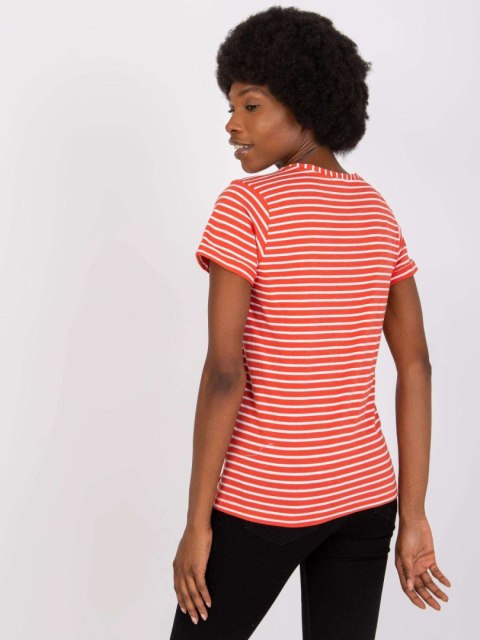 T-shirt D16054M02431A ciemny pomarańczowy M T-shirt D16054M02431A ciemny pomarańczowy M