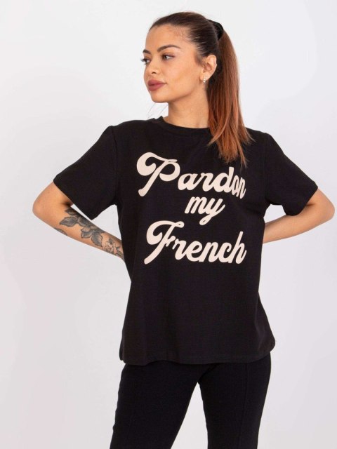 T-shirt FA-TS-7677.91P czarny T-shirt FA-TS-7677.91P czarny
