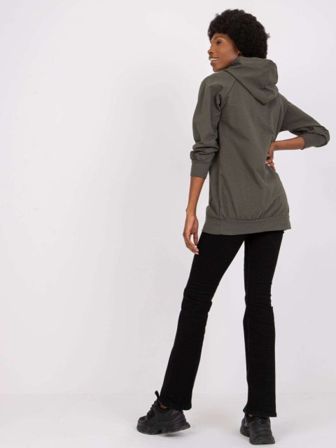 Bluza DHJ-BL-15658.35 ciemny khaki Bluza DHJ-BL-15658.35 ciemny khaki