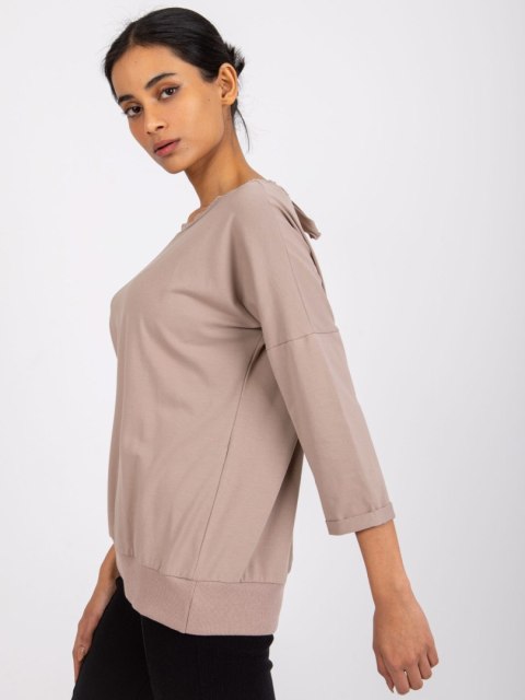 Bluzka RV-BZ-7550.58 ciemny bezowy L/XL Bluzka RV-BZ-7550.58 ciemny bezowy L/XL