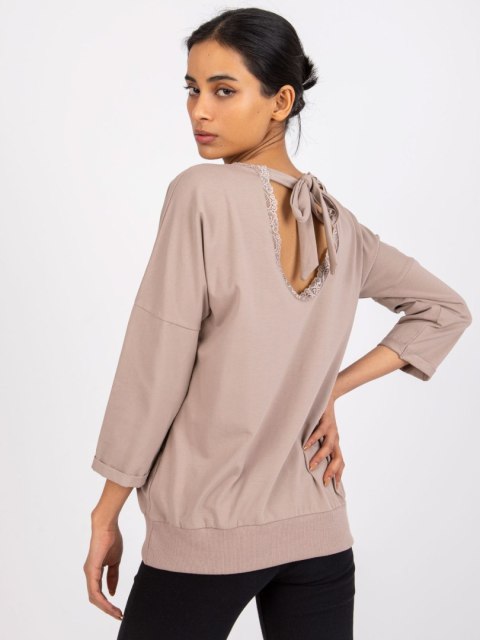 Bluzka RV-BZ-7550.58 ciemny bezowy L/XL Bluzka RV-BZ-7550.58 ciemny bezowy L/XL