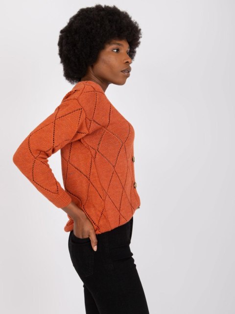 Sweter LC-SW-A10.26X ciemny pomarańczowy Sweter LC-SW-A10.26X ciemny pomarańczowy