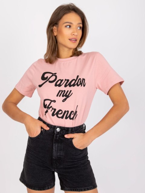 T-shirt FA-TS-7677.91P jasny różowy T-shirt FA-TS-7677.91P jasny różowy