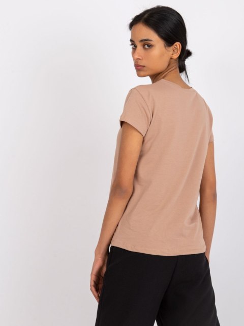 T-shirt RV-TS-4623.71 camelowy XL