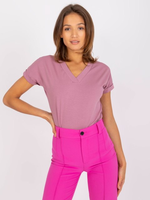 T-shirt RV-TS-7666.19 ciemny różowy S/M T-shirt RV-TS-7666.19 ciemny różowy S/M
