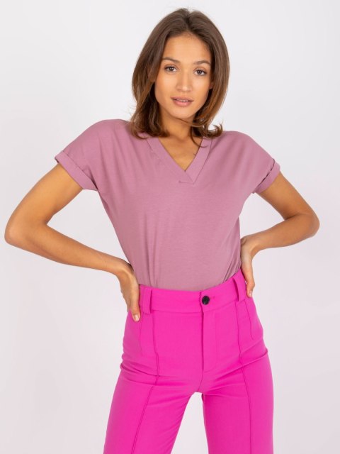 T-shirt RV-TS-7666.19 ciemny różowy S/M T-shirt RV-TS-7666.19 ciemny różowy S/M