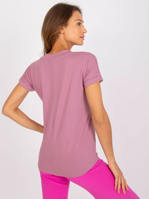 T-shirt RV-TS-7666.19 ciemny różowy S/M T-shirt RV-TS-7666.19 ciemny różowy S/M