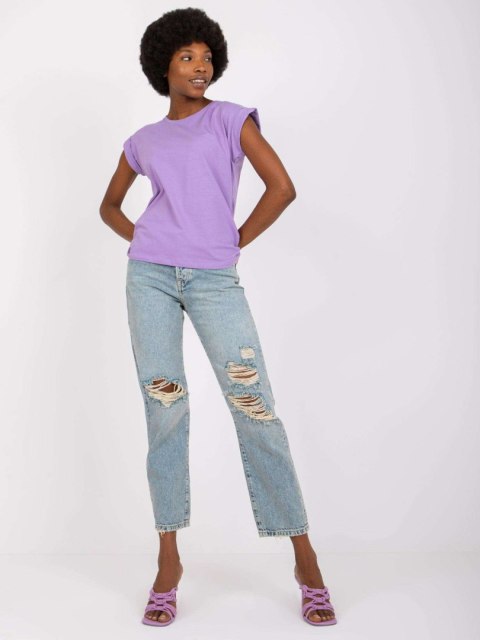 T-shirt RV-TS-4833.67P fioletowy S