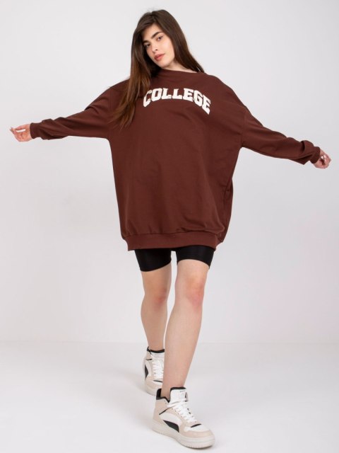 Bluza FA-BL-7649.85P ciemny brązowy