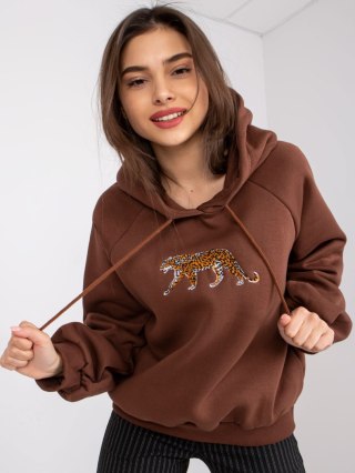 Bluza EM-BL-651.99 ciemny brązowy