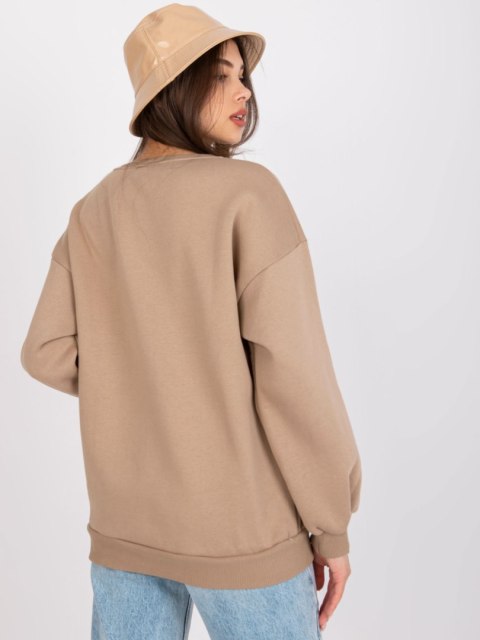 Bluza EM-BL-U617.95 ciemny bezowy Bluza EM-BL-U617.95 ciemny bezowy