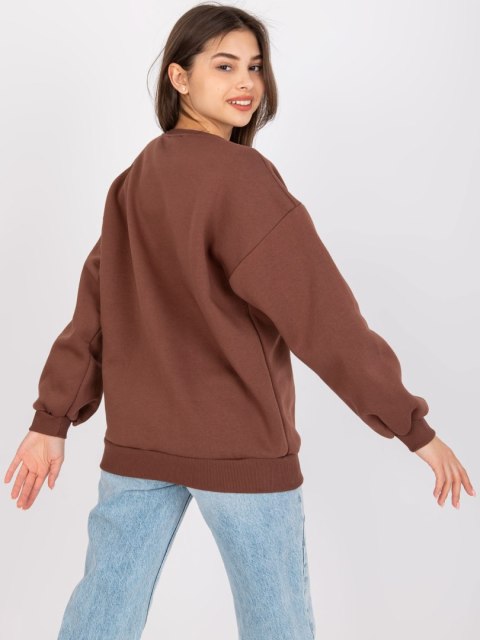 Bluza EM-BL-U617.95 ciemny brązowy Bluza EM-BL-U617.95 ciemny brązowy