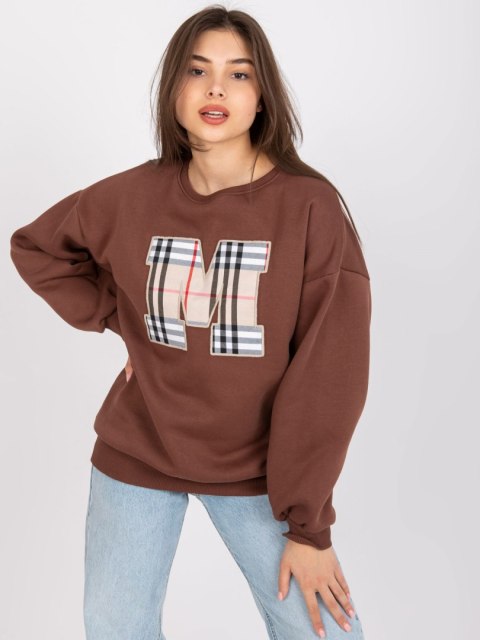 Bluza EM-BL-U617.95 ciemny brązowy Bluza EM-BL-U617.95 ciemny brązowy