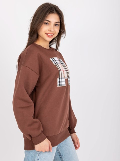 Bluza EM-BL-U617.95 ciemny brązowy Bluza EM-BL-U617.95 ciemny brązowy