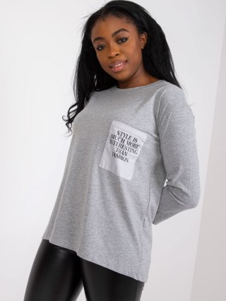 Bluzka EM-BZ-N612.64P szary S/M