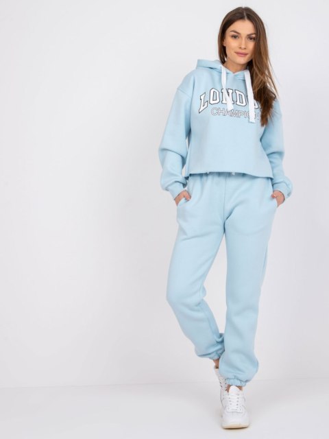 Komplet damski dresowy Laraina bluza i spodnie jasny niebieski Komplet damski dresowy Laraina bluza i spodnie jasny niebieski