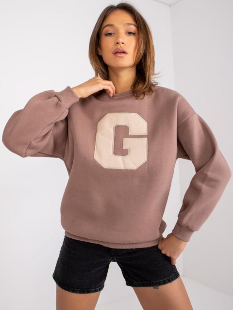 Bluza EM-BL-617/G.11 brązowy Bluza EM-BL-617/G.11 brązowy