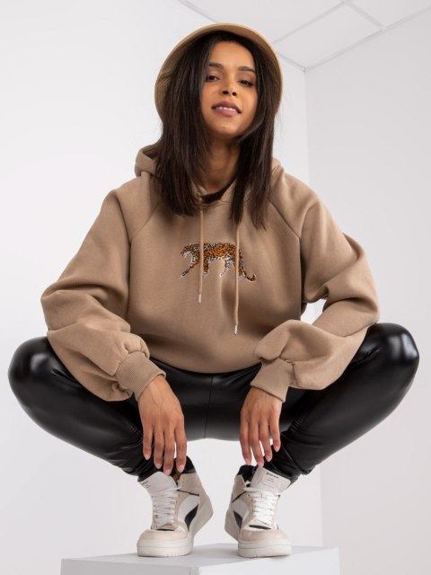 Bluza EM-BL-651.99 ciemny bezowy Bluza EM-BL-651.99 ciemny bezowy