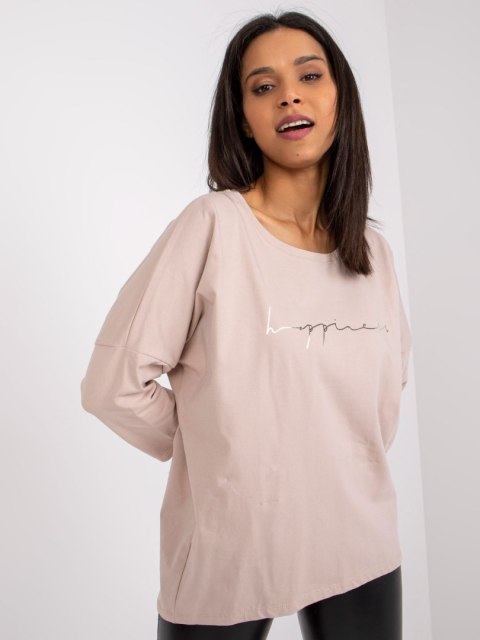 Bluzka RV-BZ-7766.78 beżowy L/XL Bluzka RV-BZ-7766.78 beżowy L/XL
