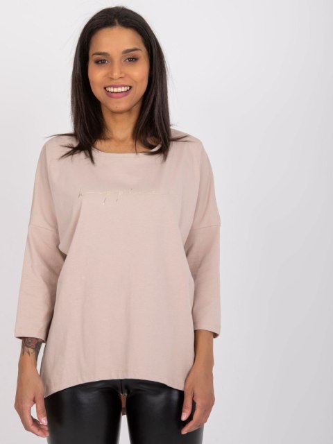 Bluzka RV-BZ-7766.78 beżowy L/XL Bluzka RV-BZ-7766.78 beżowy L/XL