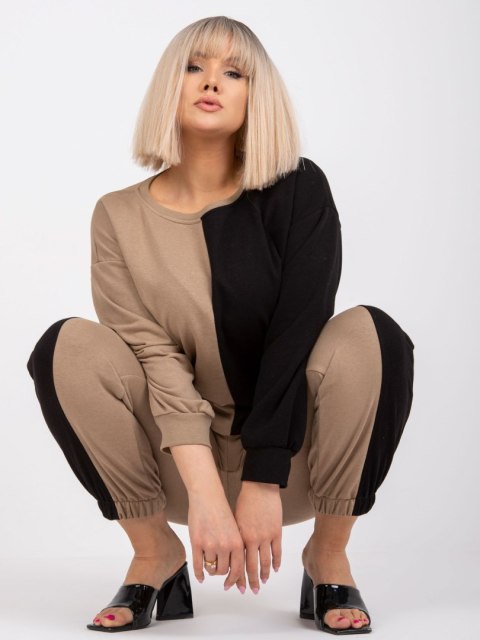 Komplet EM-KMPL-639.88 czarno-beżowy S/M Komplet EM-KMPL-639.88 czarno-beżowy S/M