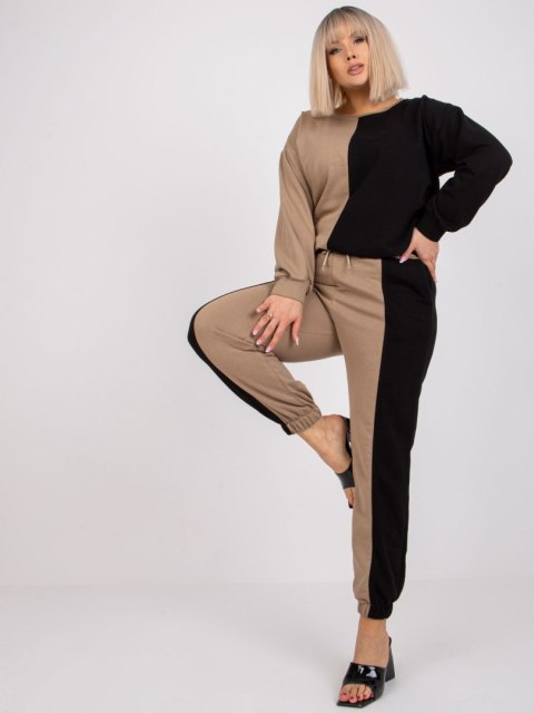 Komplet EM-KMPL-639.88 czarno-beżowy S/M Komplet EM-KMPL-639.88 czarno-beżowy S/M