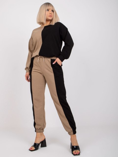 Komplet EM-KMPL-639.88 czarno-beżowy S/M Komplet EM-KMPL-639.88 czarno-beżowy S/M
