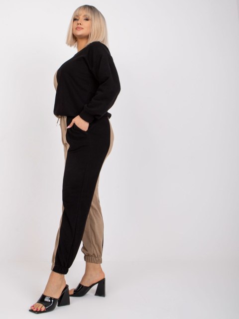 Komplet EM-KMPL-639.88 czarno-beżowy S/M Komplet EM-KMPL-639.88 czarno-beżowy S/M
