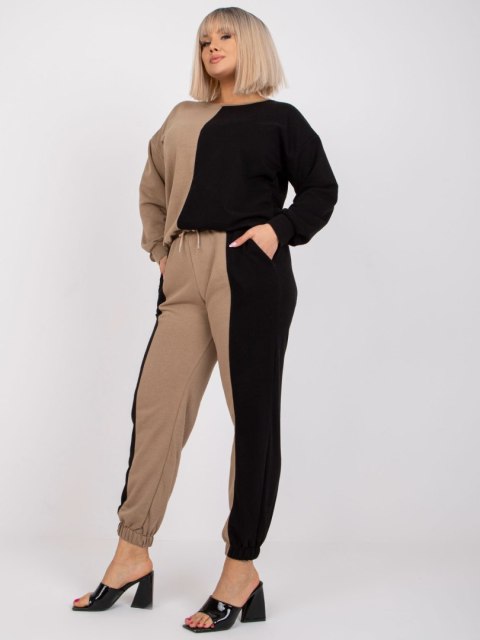 Komplet EM-KMPL-639.88 czarno-beżowy S/M Komplet EM-KMPL-639.88 czarno-beżowy S/M