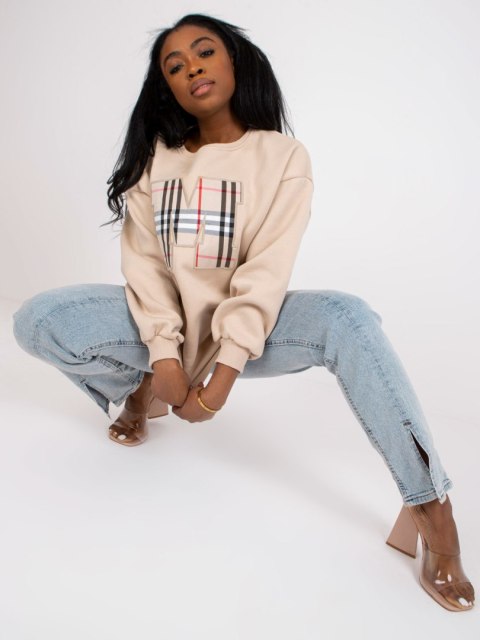 Bluza EM-BL-U617.95 beżowy Bluza EM-BL-U617.95 beżowy