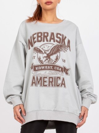 Bluza FA-BL-7667.84P jasny szary