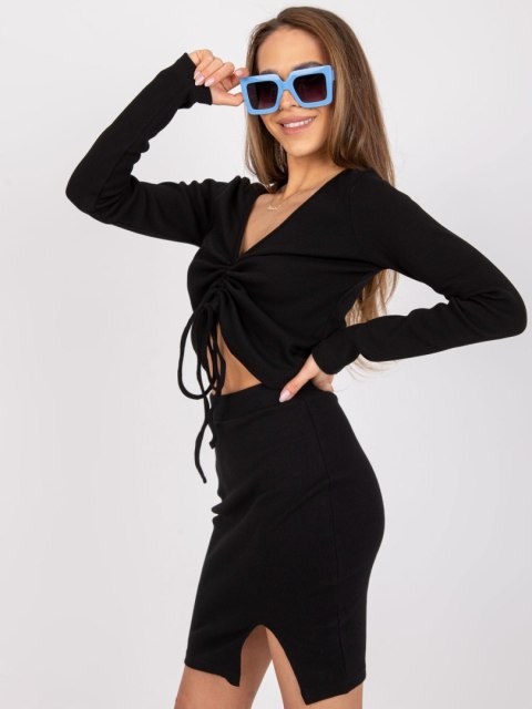 Bluzka TW-BZ-BL-008.63P czarny M Bluzka TW-BZ-BL-008.63P czarny M