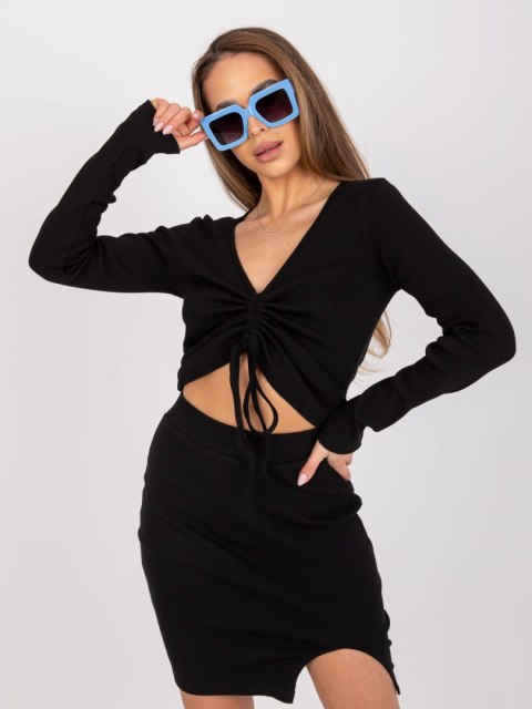 Bluzka TW-BZ-BL-008.63P czarny M Bluzka TW-BZ-BL-008.63P czarny M