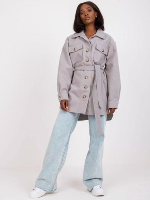 Koszula LK-KS-508481.88 szary L/XL
