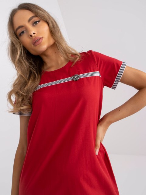 Sukienka LK-SK-506863.37 czerwony 44