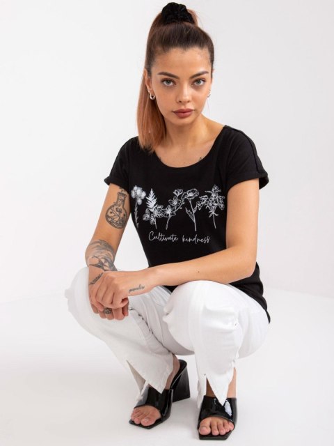 T-shirt TW-TS-1005-16.04 czarny M T-shirt TW-TS-1005-16.04 czarny M