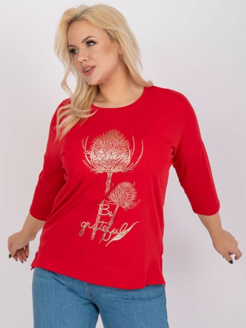 Bluzka RV-BZ-7581.62P czerwony