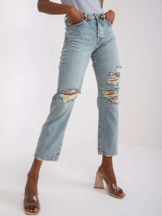 Spodnie jeans RO-SP-PNT-N06.69P jasny niebieski 44