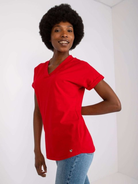 T-shirt RV-TS-7666.19 czerwony S/M
