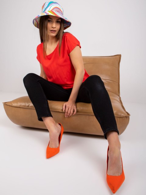 Bluzka D73761W10978G czerwony XL