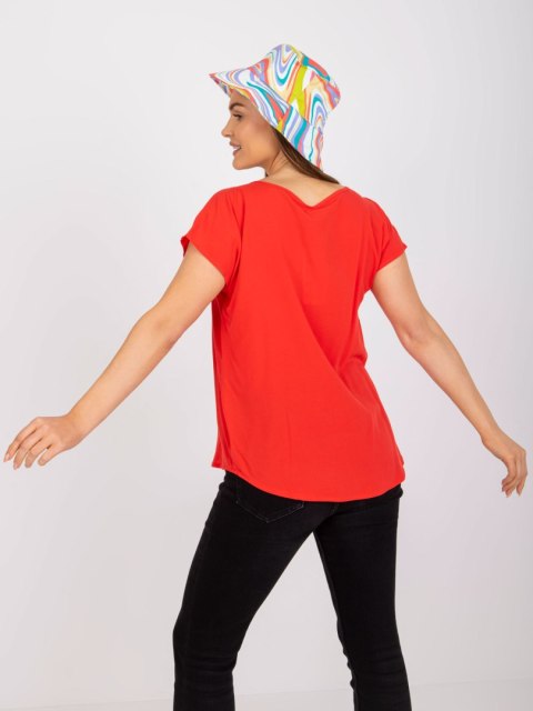 Bluzka D73761W10978G czerwony XXL