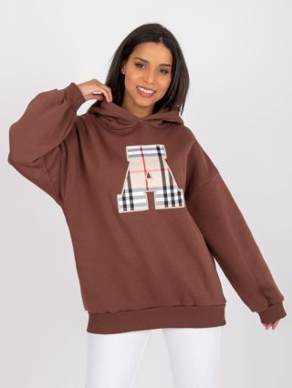 Bluza EM-BL-656.57P ciemny brązowy