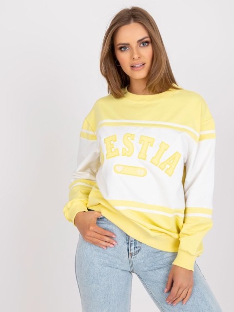 Bluza FA-BL-7699.04P biało-żółty Bluza FA-BL-7699.04P biało-żółty