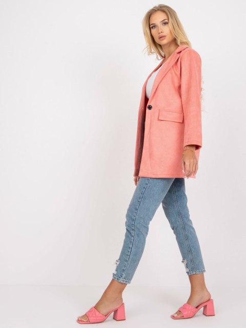 Marynarka DHJ-MA-15286.88 brzoskwiniowy XL Marynarka DHJ-MA-15286.88 brzoskwiniowy XL