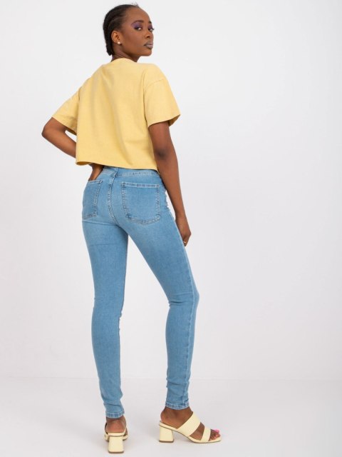 Spodnie jeans RO-SP-PNT-2308.86 niebieski XS