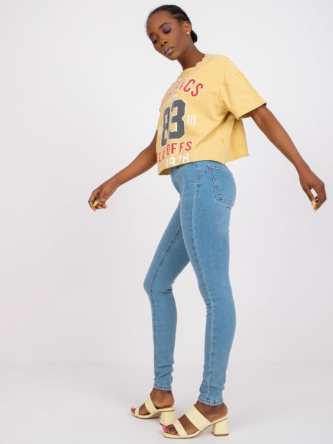 Spodnie jeans RO-SP-PNT-2308.86 niebieski XS