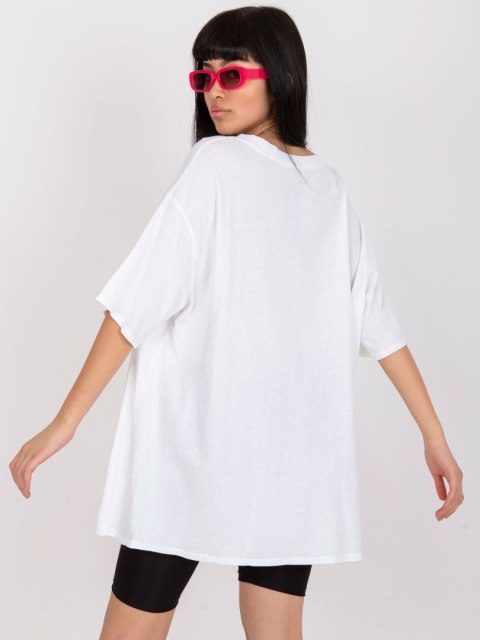 T-shirt DHJ-TS-6862.24X biało-różowy T-shirt DHJ-TS-6862.24X biało-różowy